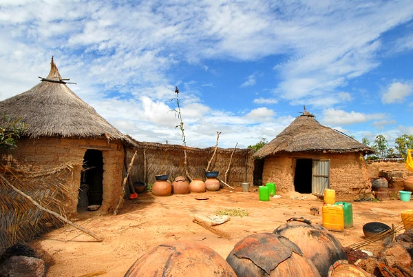 Westafrika - Lehmhütten in Burkina Faso