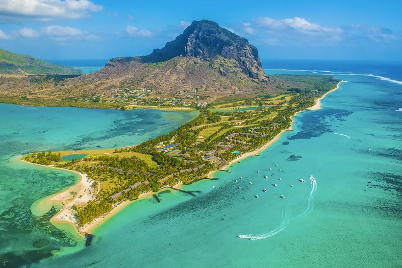 Mauritius im Indischen Ozean