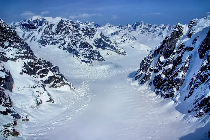 Gletscher im Denali-Nationalpark