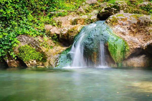 Heiße Quelle im Hot-Springs-Nationalpark