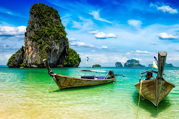 Meeresstrand von Krabi in Thailand