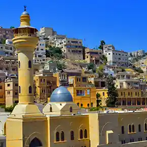 Stadtansicht Salt in Jordanien