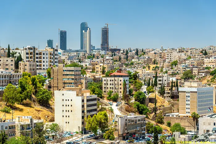 Hauptstadt Amman in Jordanien