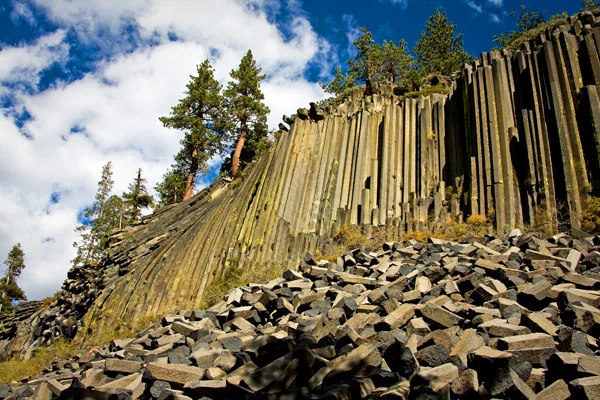 Devils Postpile Basaltsäulen