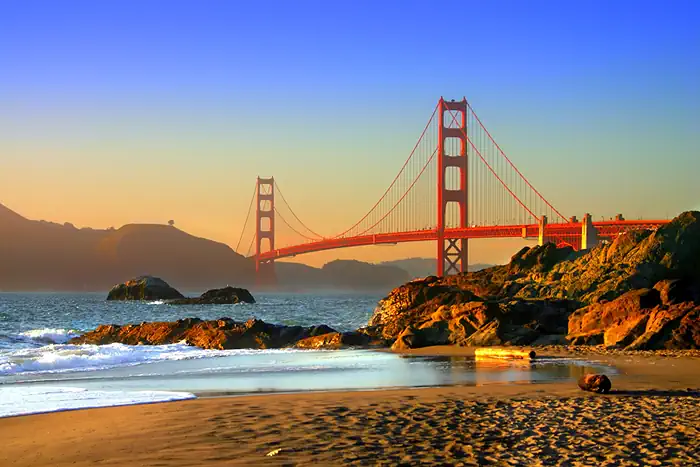 Golden Gate Bridge - San Francisco Bay