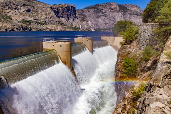 Staumauer im Hetch Hetchy Valley - Yosemite National Park