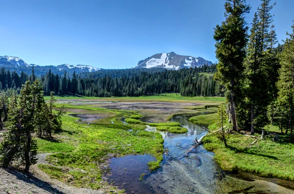 Lassen-Volcanic-Nationalpark - Berglandschaft