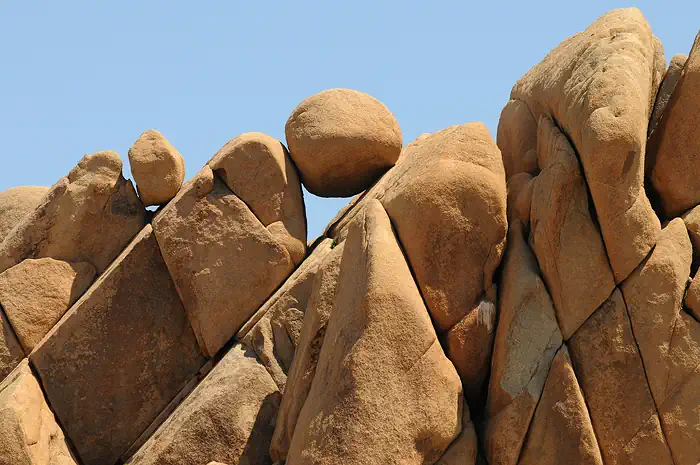 Round and Quarter Rocks - Joshua-Tree-Nationalpark - USA