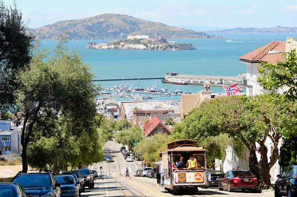 Gefängnisinsel Alcatraz vor San Francisco