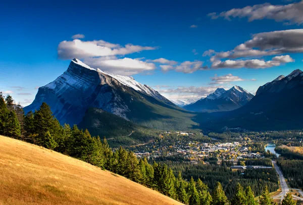 Town of Banff in Alberta