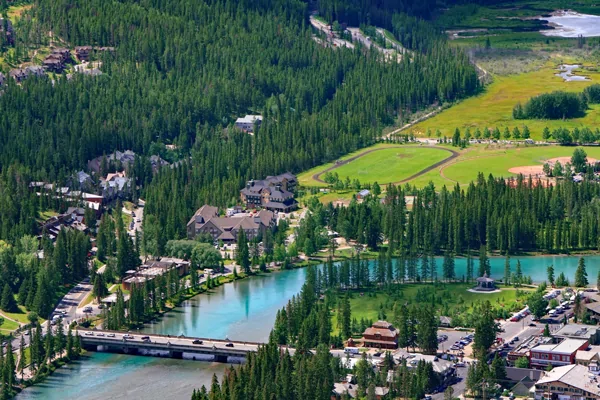 Banff Town - Bow River