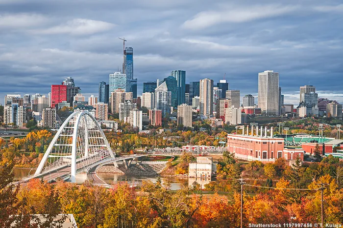 Skyline von Edmonton - Provinz Alberta