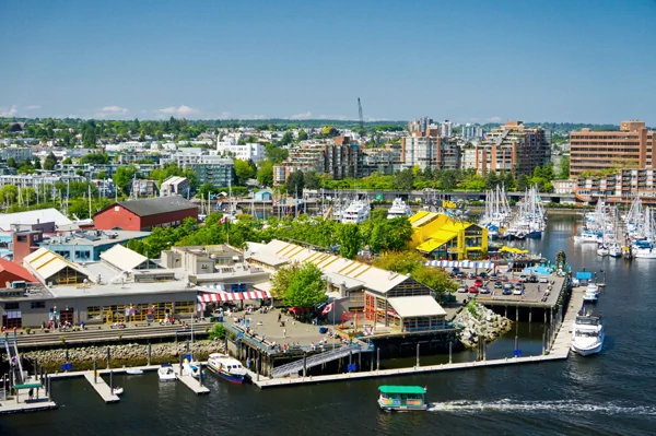 Blick auf Granville Island - Vancouver Kanada