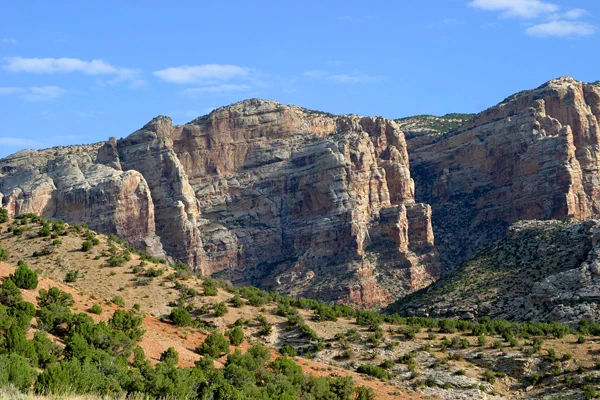 Karge Landschaft im Dinosaur National Monument