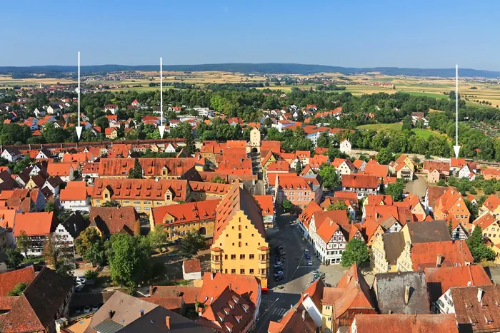 Altstadt des schwäbischen Nördlingens