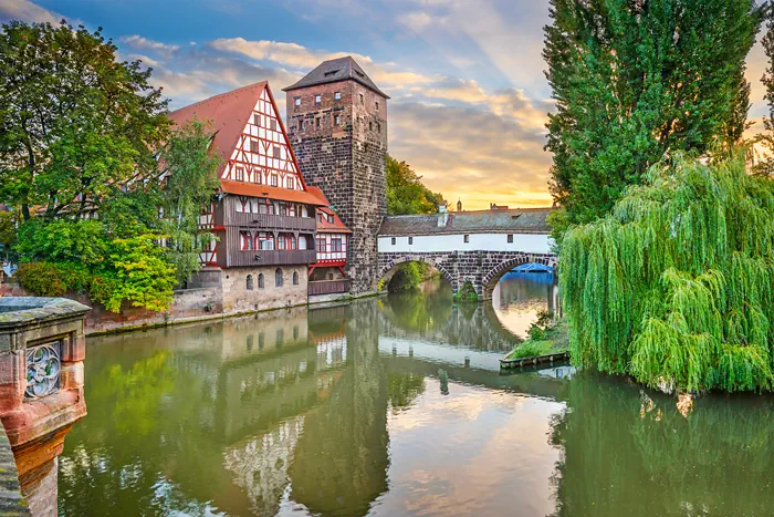 Henkersteg an der Pegnitz in Nürnberg