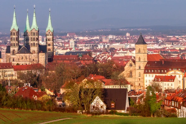 Blick über Bamberg mit Kaiserdom