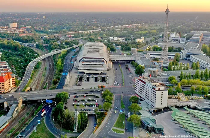 Berliner Funkturm am Messegelände Charlottenburg-Wilmersdorf