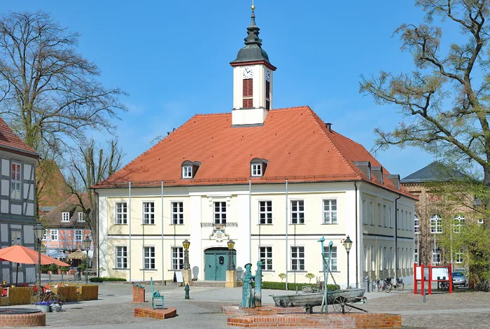 Rathaus von Angermünde am Marktplatz