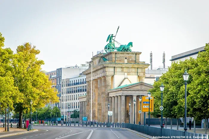 Brandenburger Tor an der Ebertstraße