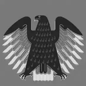 Bundesadler grau