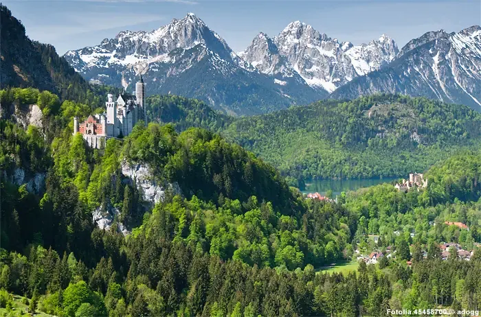 Schloss Neuschwanstein in Bayern