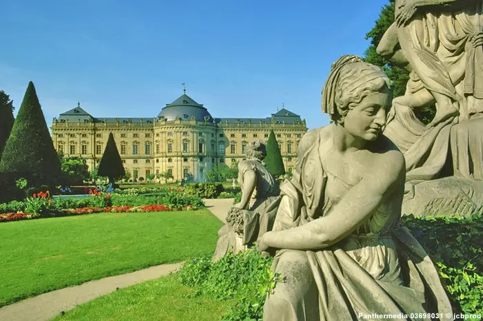 Garten und Residenz in Würzburg