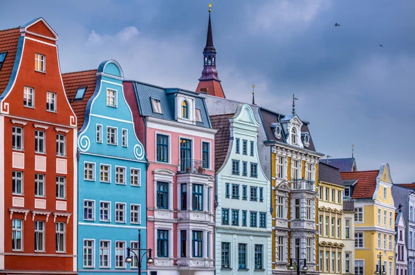 Kaufmanns- und Giebelhäuser - Universitätsplatz Rostock