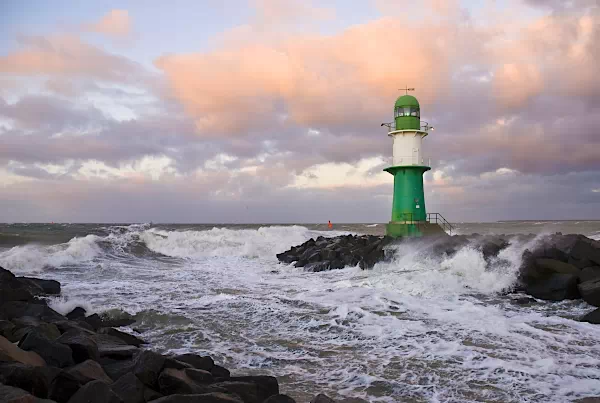 Sturm an der Ostseeküste