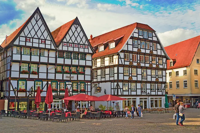 Marktplatz Altstadt von Soest - Fachwerkhäuser