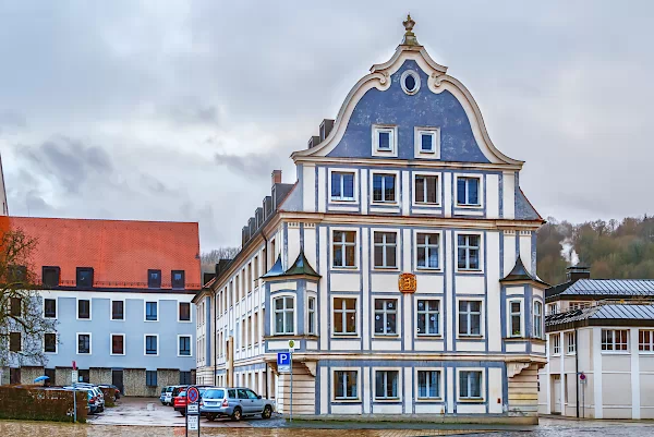 Gebäude in Eichstätt nördlich der Donau