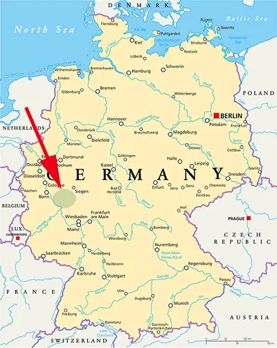 Deutschlandkarte - Westerwald