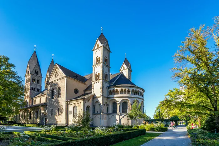 Weiße Kirche in Koblenz