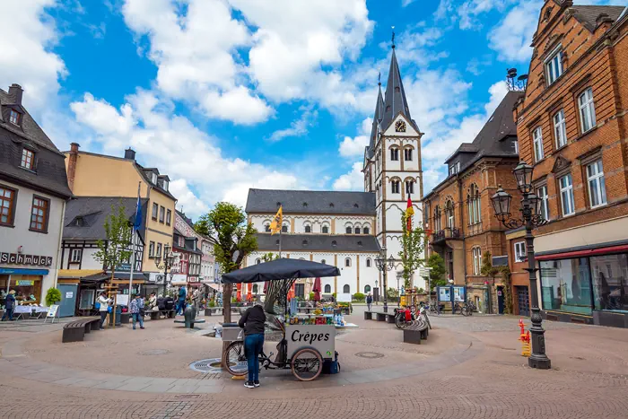 Katholische Pfarrkirche am Marktplatz in Boppard