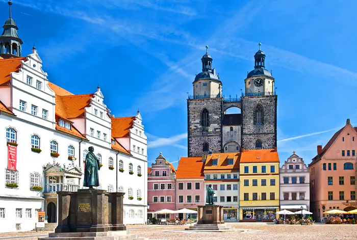 Marktplatz in Wittenberg - Sachsen-Anhalt