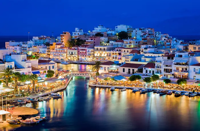 Agios Nikolaos und Voulismeni-See auf Kreta