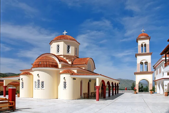 Orthodoxes Kloster nahe Spili auf der Insel Kreta