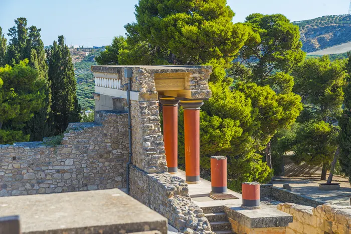 Palast von Knossos auf Kreta