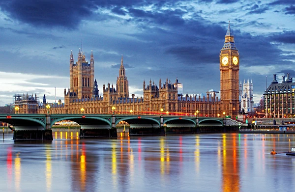 Westminster-Palast und Big Ben in London