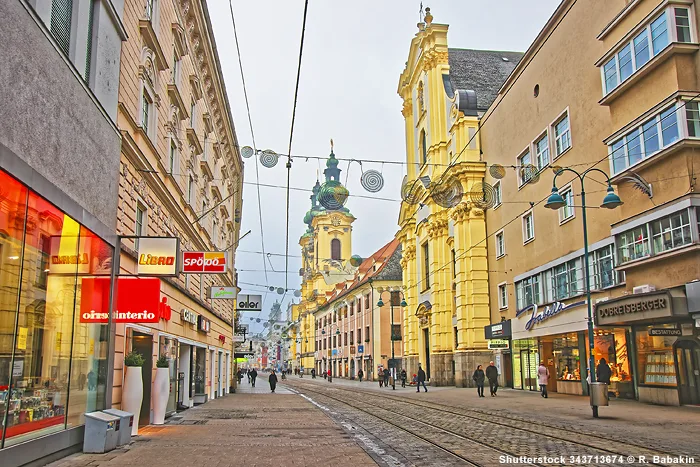 Linz in Berösterreich - Stadtansicht