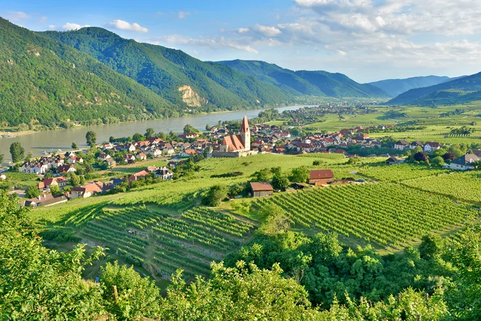 Grüne Wachau an der Donau