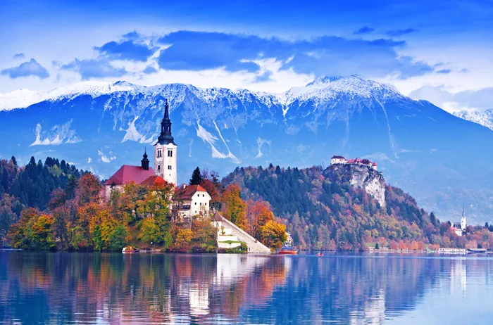 Veldeser See - Bleder See - Oberkrain - Marienkirche