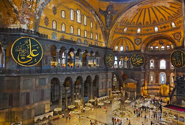Innenraum der Hagia Sophia Moschee