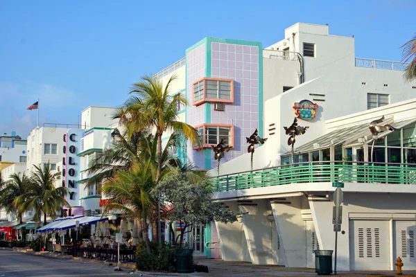 Art-Deco-Häuser Miami