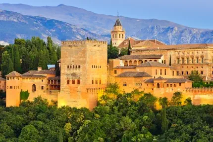 Alhambra in Granada Spanien