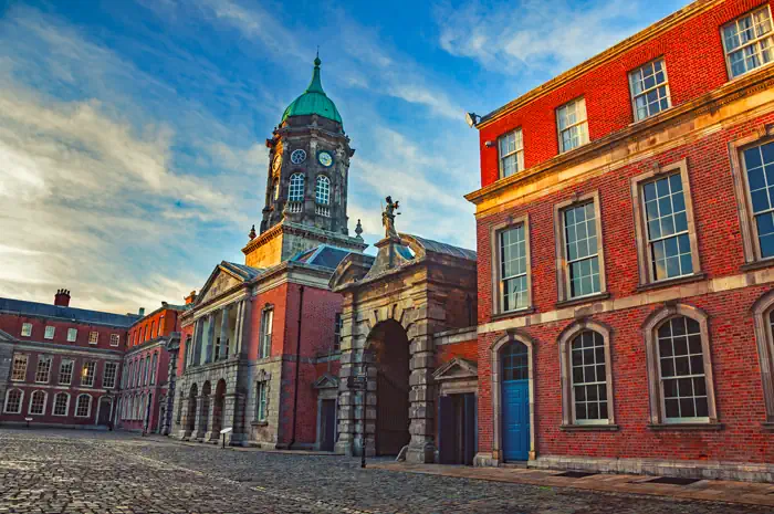 Dublin Castle Wohngebäude und Bedford Tower