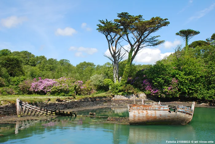 Verlassener Bootsanleger nahe Ruine von Dunboy Castle