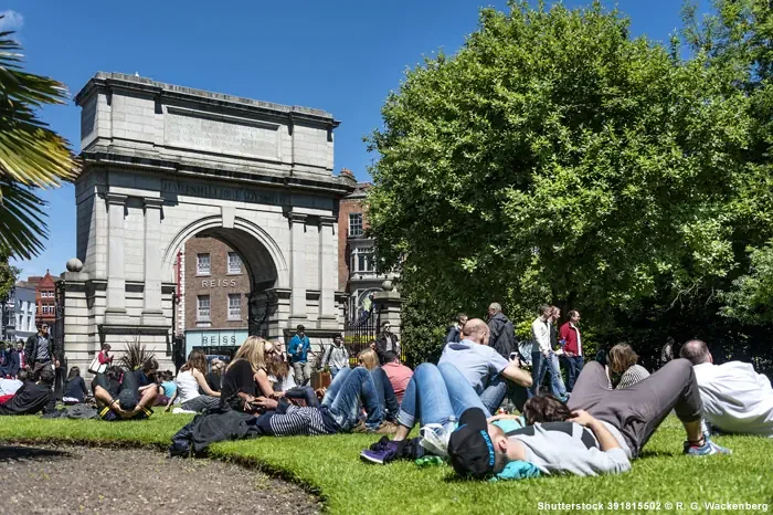  Beliebt bei Dubliner Studenten -St. Stephen’s Green