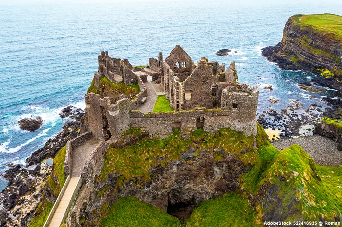 Dunluce Castle an der Causeway Coastal Route