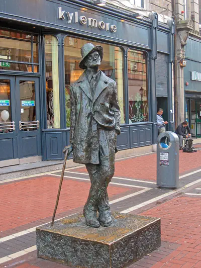 James Joyce Statue - O'Connell Street Dublin